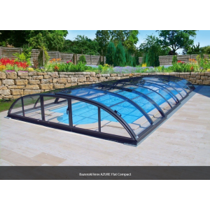 Teleskopski prekrivač Nero Azzure Flat Compact 9.5x4.5x0.9m